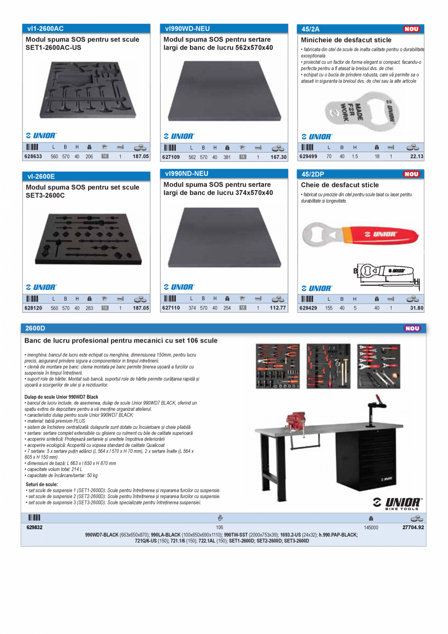 Pagina 52-CATALOG INDUSTRIAL UNIOR-TEPID 2025-2026 - SCULE SERVISARE BICICLETE web  Catalog, brosura Romana...
