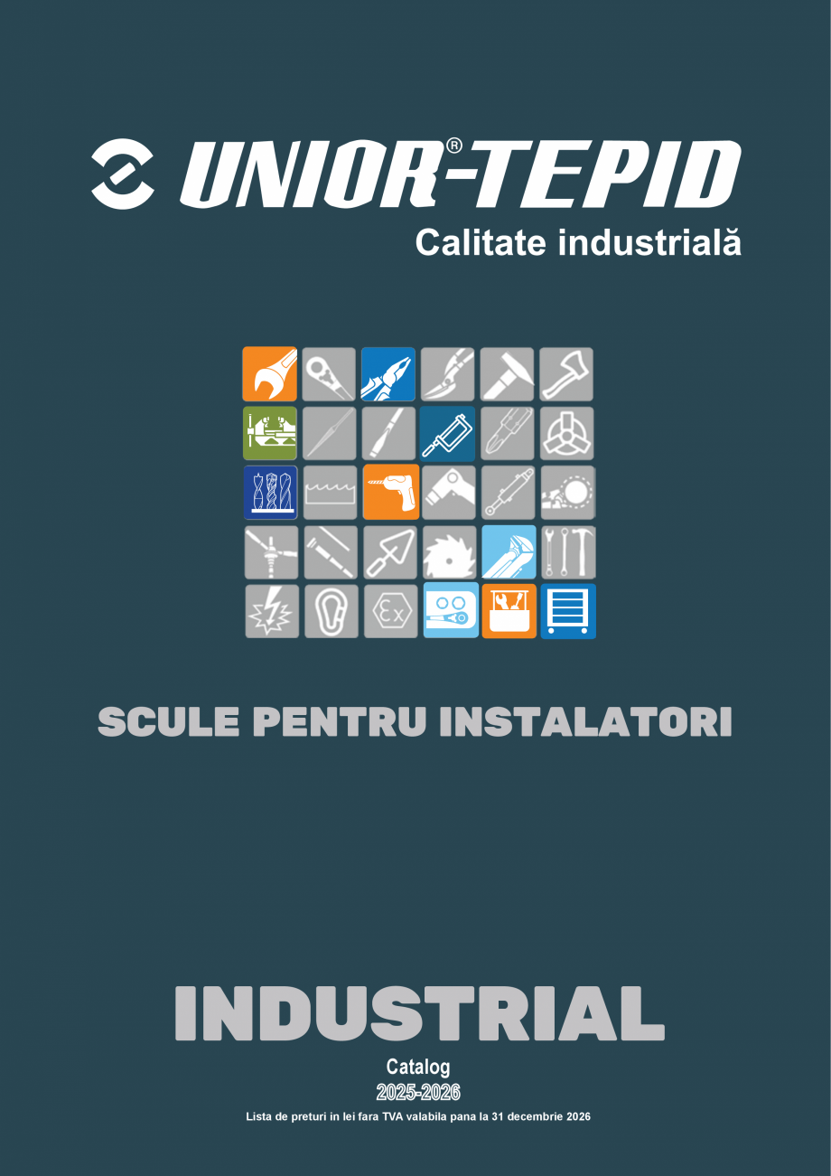 Pagina 1-CATALOG INDUSTRIAL UNIOR-TEPID 2025-2026 - SCULE PENTRU INSTALATORI web  Catalog, brosura Romana...
