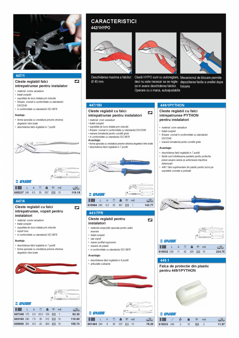 Pagina 4-CATALOG INDUSTRIAL UNIOR-TEPID 2025-2026 - SCULE PENTRU INSTALATORI web  Catalog, brosura Romana...