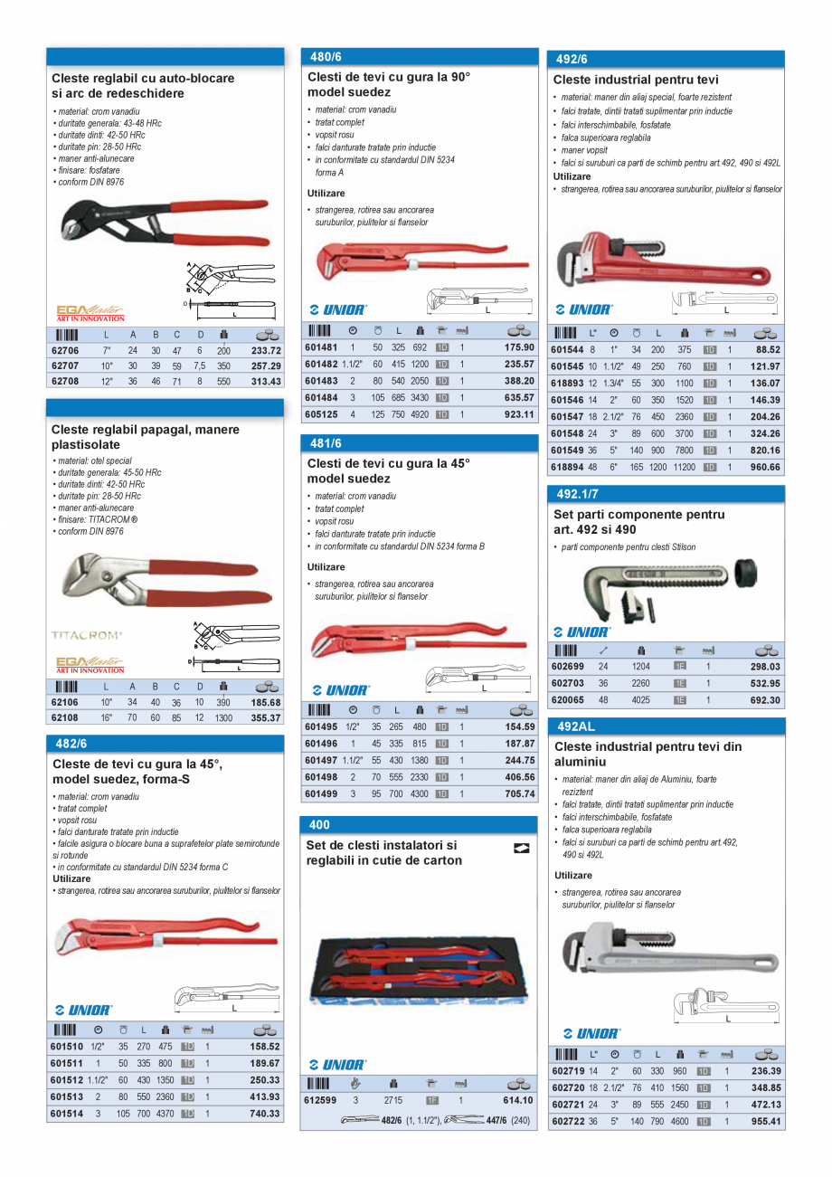 Pagina 6 - CATALOG INDUSTRIAL UNIOR-TEPID 2025-2026 - SCULE PENTRU INSTALATORI web  Catalog, brosura...