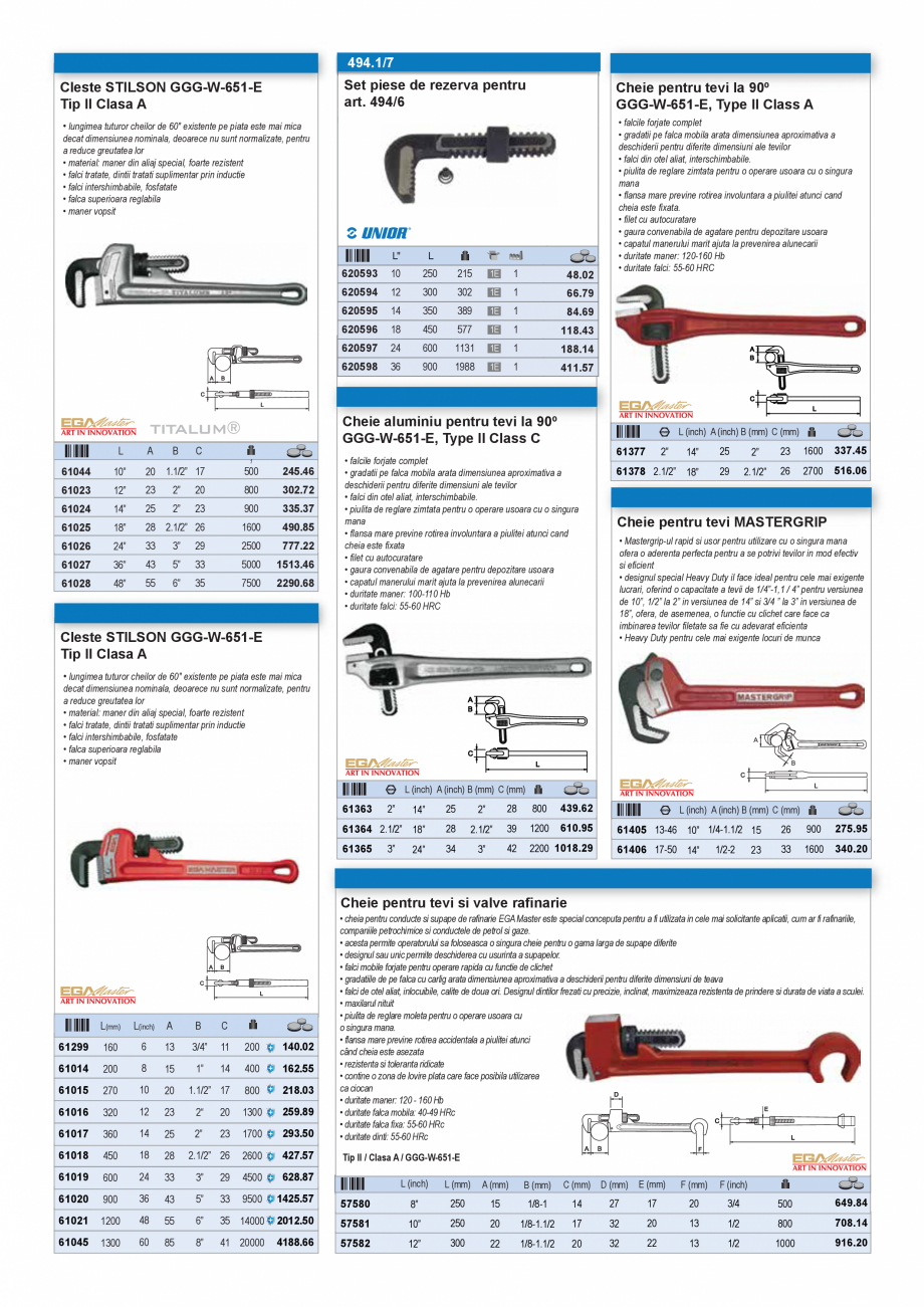 Pagina 8-CATALOG INDUSTRIAL UNIOR-TEPID 2025-2026 - SCULE PENTRU INSTALATORI web  Catalog, brosura Romana...