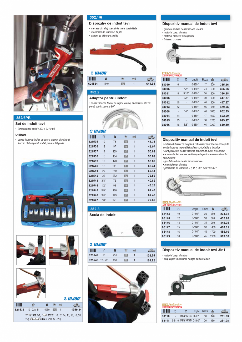 Pagina 11-CATALOG INDUSTRIAL UNIOR-TEPID 2025-2026 - SCULE PENTRU INSTALATORI web  Catalog, brosura Romana ISO...