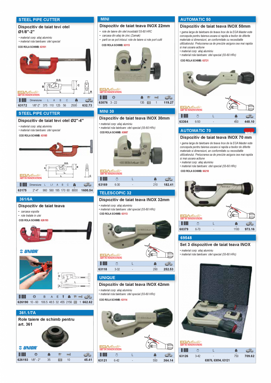 Pagina 15 - CATALOG INDUSTRIAL UNIOR-TEPID 2025-2026 - SCULE PENTRU INSTALATORI web  Catalog,...