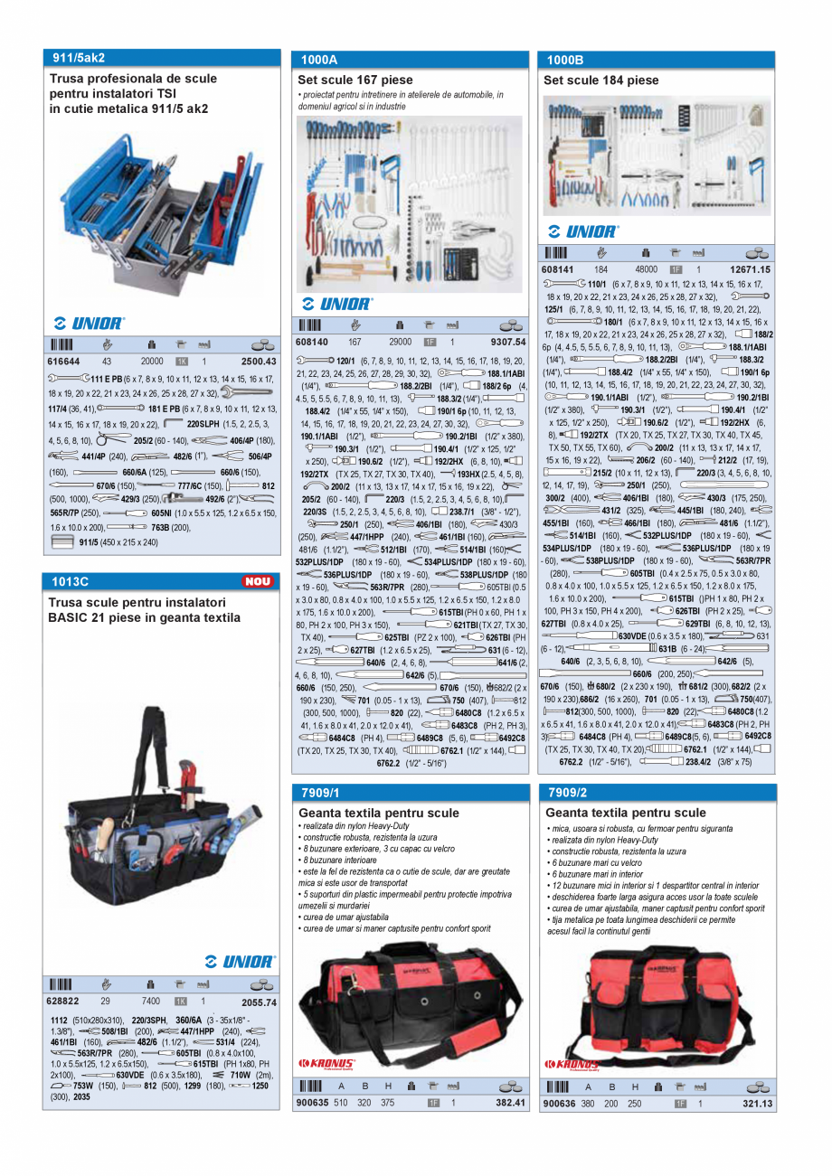 Pagina 51-CATALOG INDUSTRIAL UNIOR-TEPID 2025-2026 - SCULE PENTRU INSTALATORI web  Catalog, brosura Romana 12