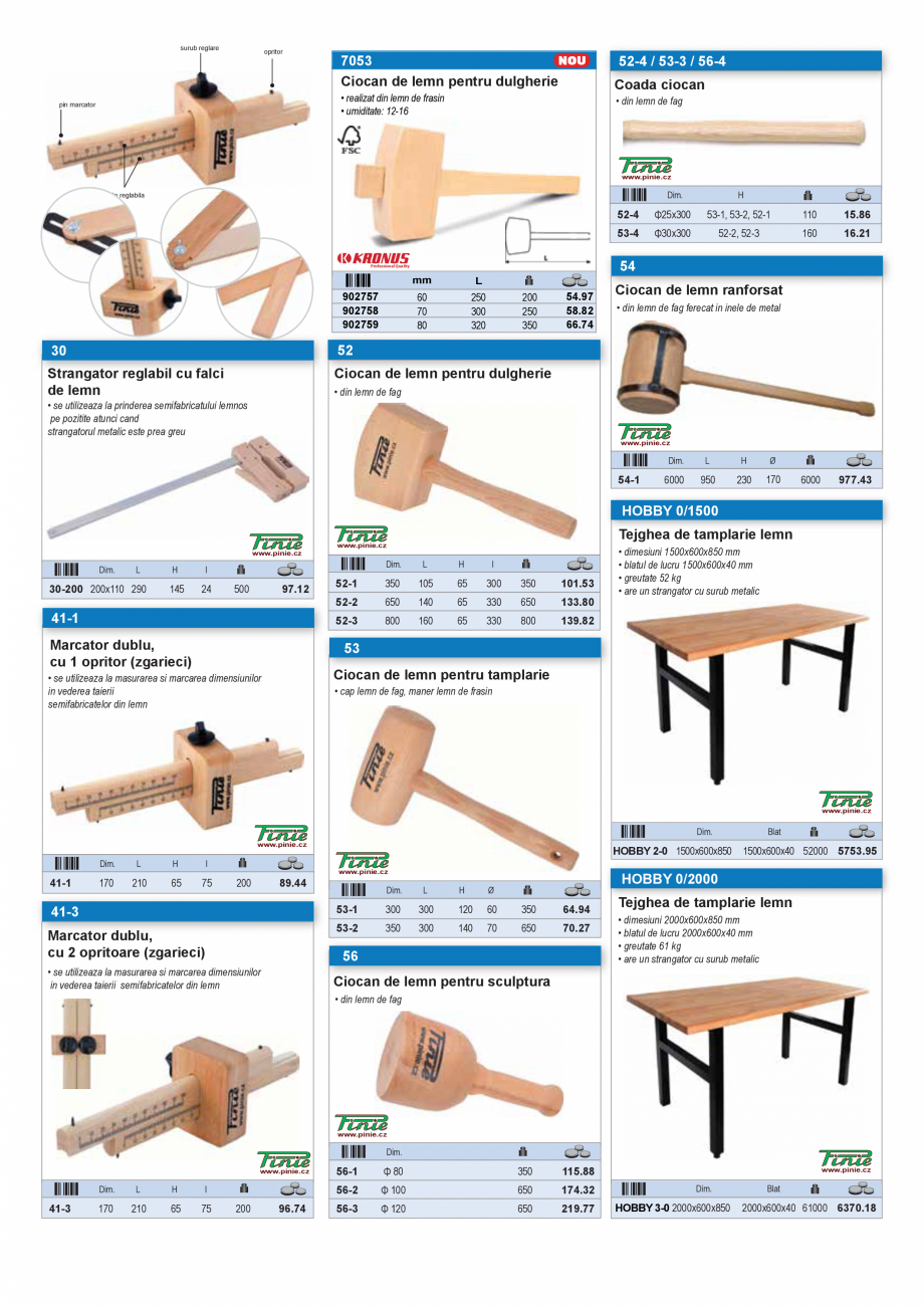 Pagina 4-SCULE MANUALE SI ELECTRICE  Catalog, brosura Romana -21C/S
Rindea de lemn de falt cu cutit
oblic
...