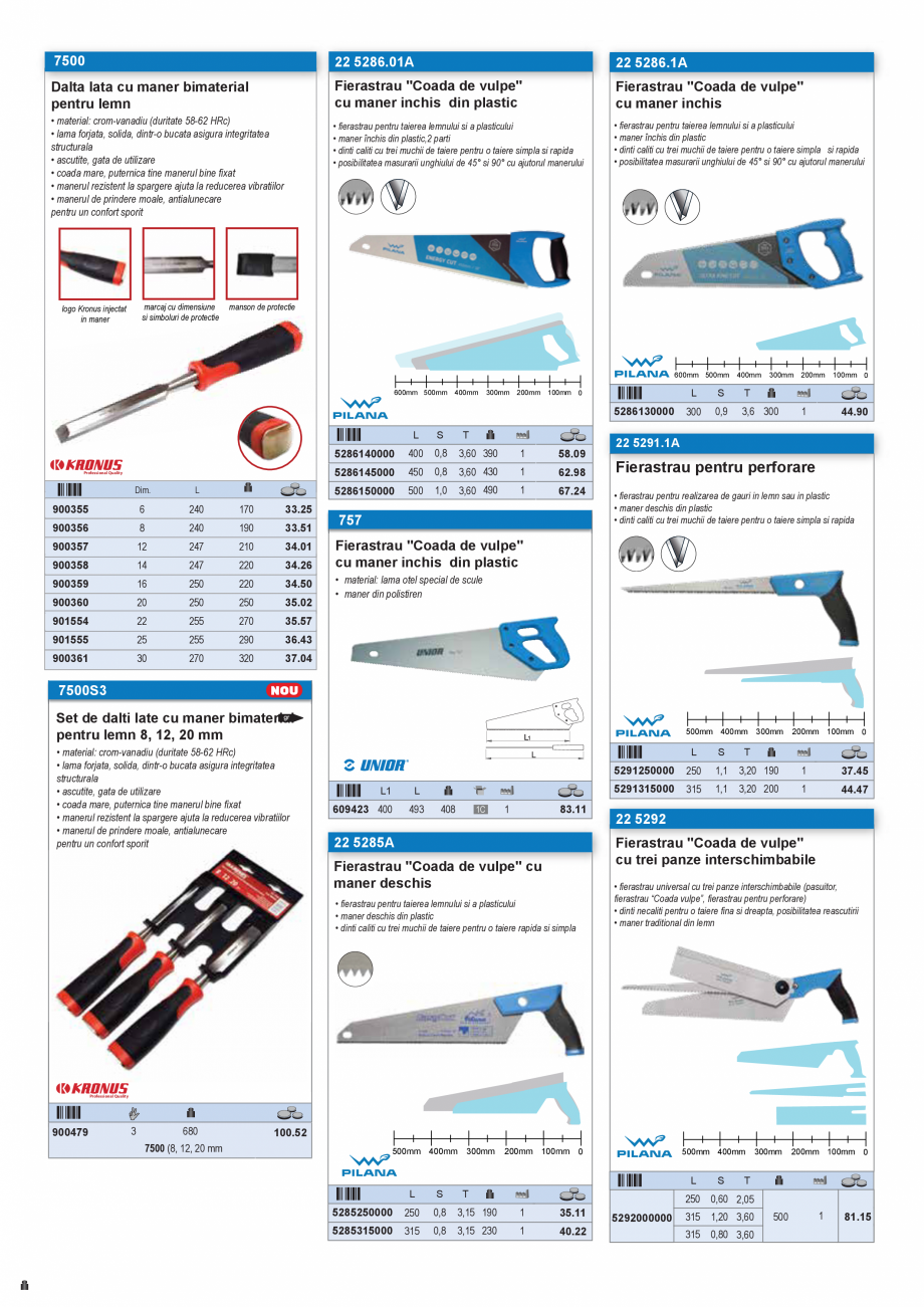 Pagina 7-SCULE MANUALE SI ELECTRICE  Catalog, brosura Romana ub metalic

53
Ciocan de lemn pentru tamplarie

...