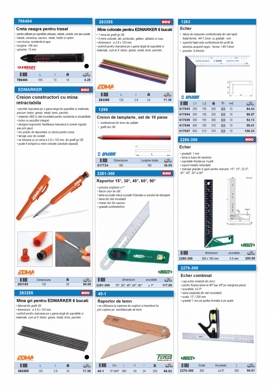 Pagina 20-SCULE MANUALE SI ELECTRICE  Catalog, brosura Romana ntru taierea exacta a partilor din lemn sub...