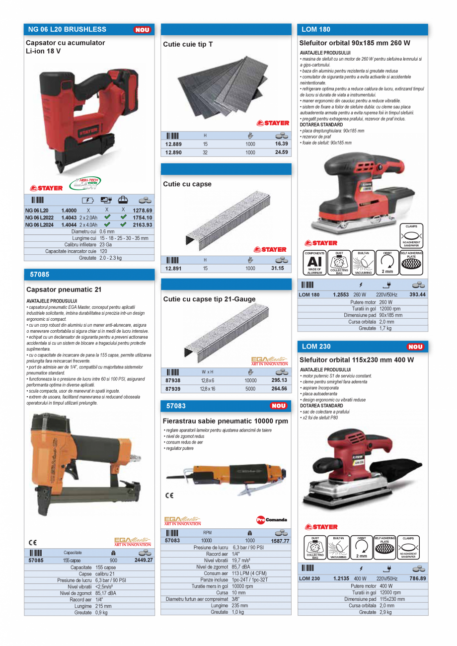 Pagina 47-SCULE MANUALE SI ELECTRICE  Catalog, brosura Romana PP*)
3 (PP*)
3 (PP*)
3 (PP*)
5 (PP*)
5 (PP*)
5...