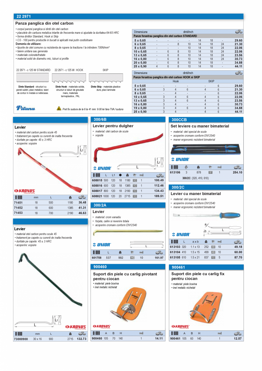 Pagina 53 - SCULE MANUALE SI ELECTRICE  Catalog, brosura Romana ru sarcini usoare, medii si grele...