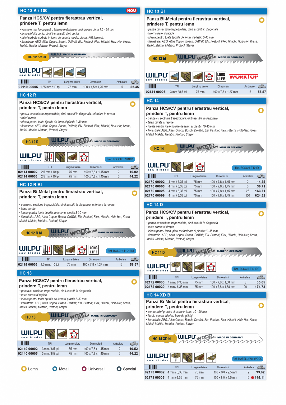 Pagina 41-CATALOG INDUSTRIAL UNIOR-TEPID 2025-2026 - SCULE PENTRU INDUSTRIALIZAREA LEMNULUI web  Catalog,...