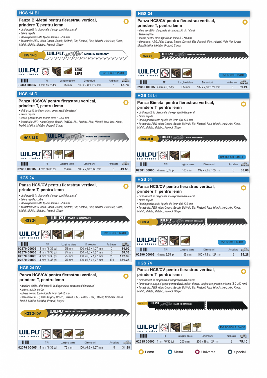 Pagina 43-CATALOG INDUSTRIAL UNIOR-TEPID 2025-2026 - SCULE PENTRU INDUSTRIALIZAREA LEMNULUI web  Catalog,...