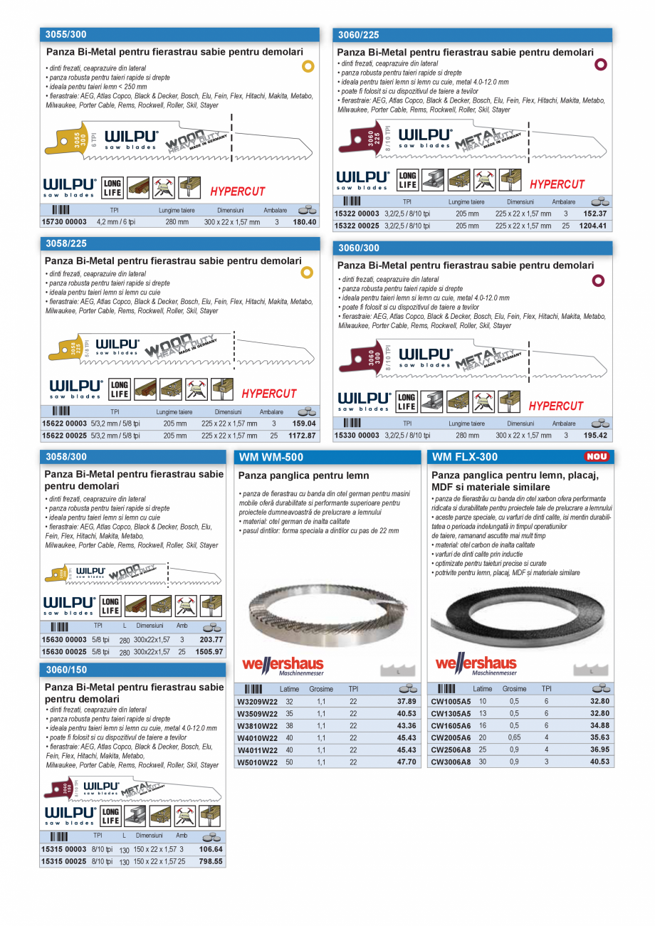 Pagina 48-CATALOG INDUSTRIAL UNIOR-TEPID 2025-2026 - SCULE PENTRU INDUSTRIALIZAREA LEMNULUI web  Catalog,...
