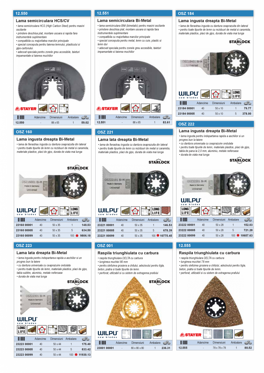 Pagina 50-CATALOG INDUSTRIAL UNIOR-TEPID 2025-2026 - SCULE PENTRU INDUSTRIALIZAREA LEMNULUI web  Catalog,...