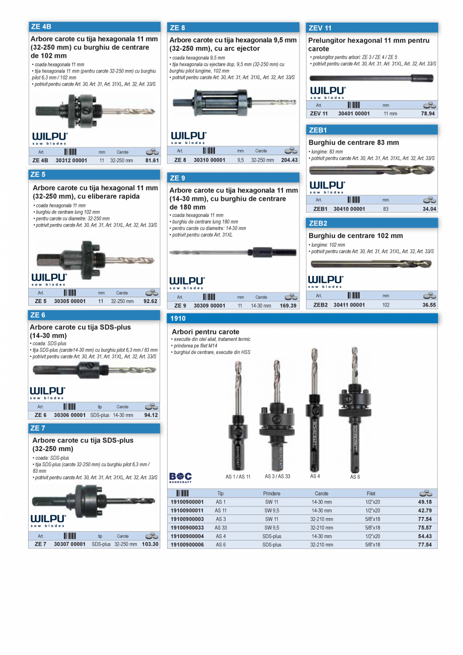 Pagina 55-CATALOG INDUSTRIAL UNIOR-TEPID 2025-2026 - SCULE PENTRU INDUSTRIALIZAREA LEMNULUI web  Catalog,...
