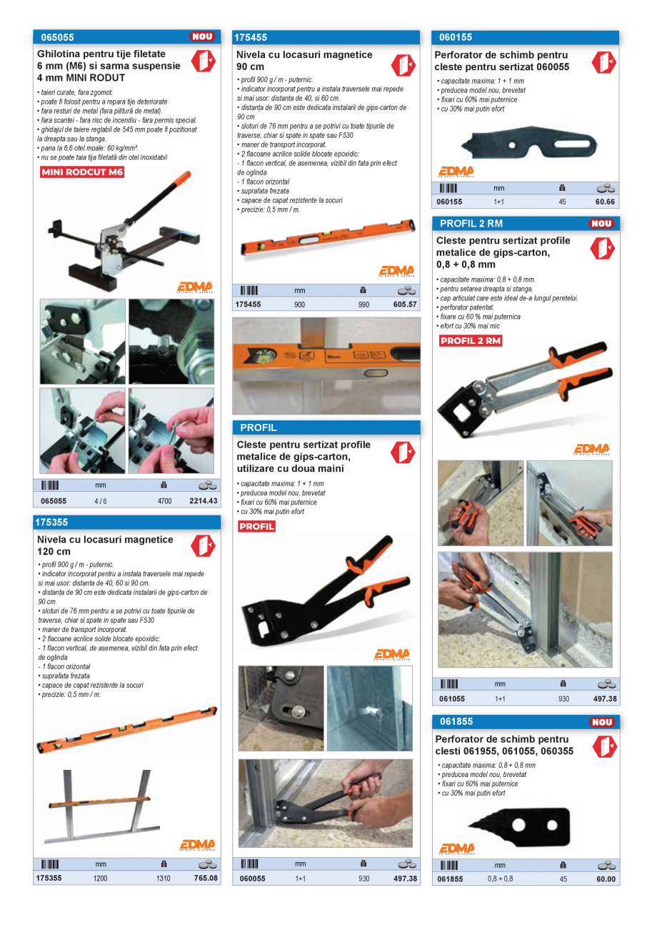 Pagina 9-SCULE PENTRU GIPS-CARTON  Catalog, brosura Romana 
m
278155

480

446.89

743036
Geanta de...