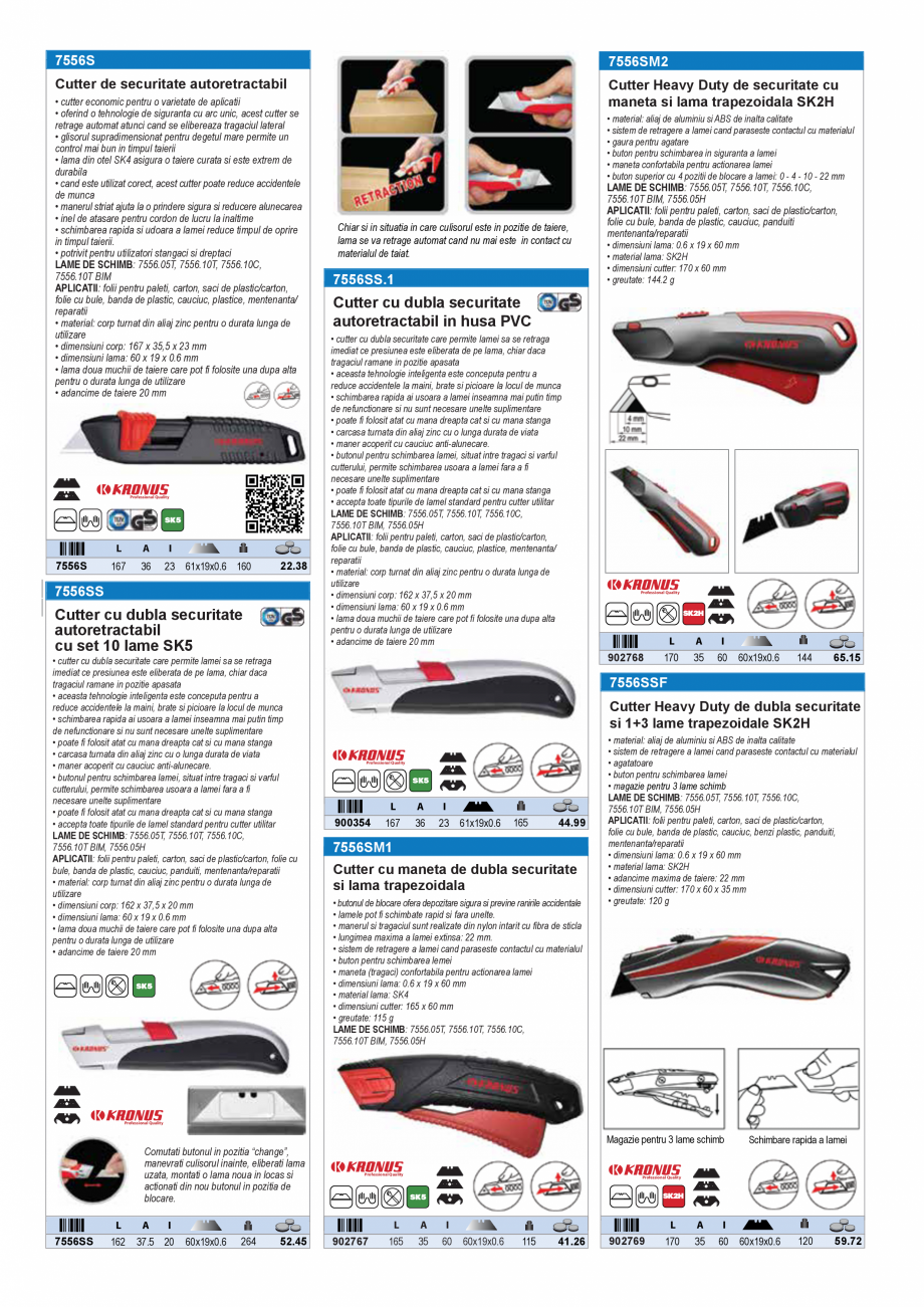 Pagina 17 - SCULE PENTRU GIPS-CARTON  Catalog, brosura Romana citate maxima: 1 + 1 mm
• preducea...
