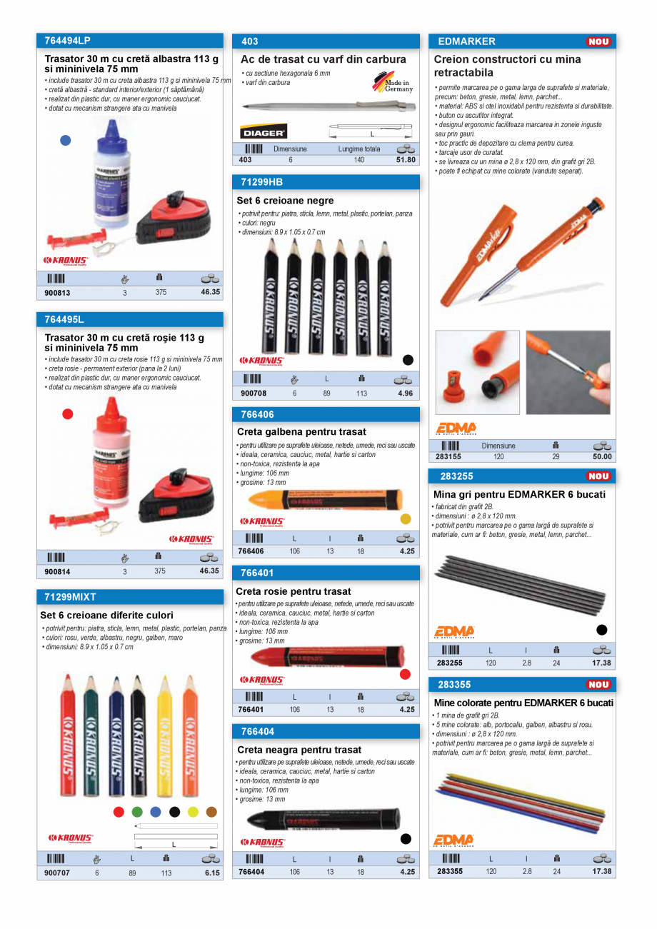Pagina 28-SCULE PENTRU GIPS-CARTON  Catalog, brosura Romana talice
SUPRA-FIX®

• taiere rapida si simultana...