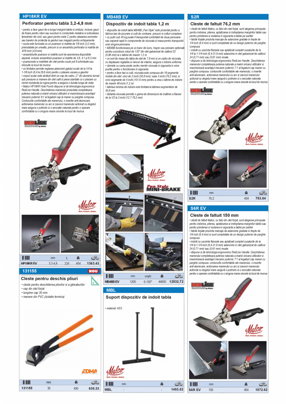 Pagina 43 - SCULE PENTRU GIPS-CARTON  Catalog, brosura Romana ale Bi-Metal

19

• material: otel...