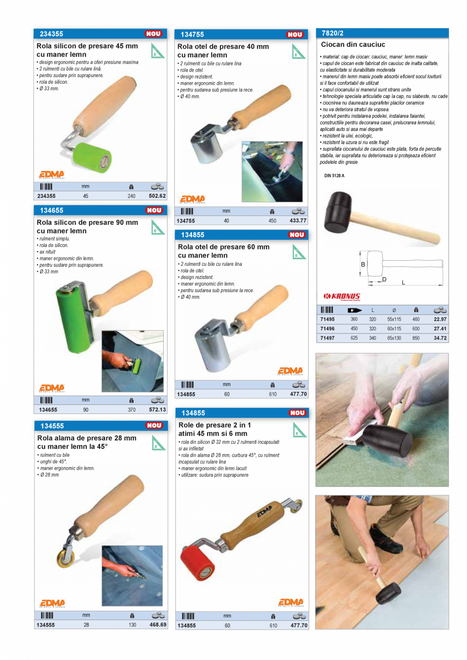 Pagina 50 - SCULE PENTRU GIPS-CARTON  Catalog, brosura Romana  / ISO 2936
• fara acoperire
...