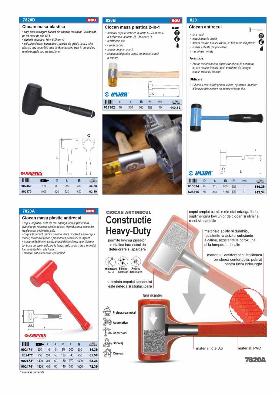 Pagina 51 - SCULE PENTRU GIPS-CARTON  Catalog, brosura Romana  1/2” - Ø 24 mm x Ø 3 mm
1 adaptor...