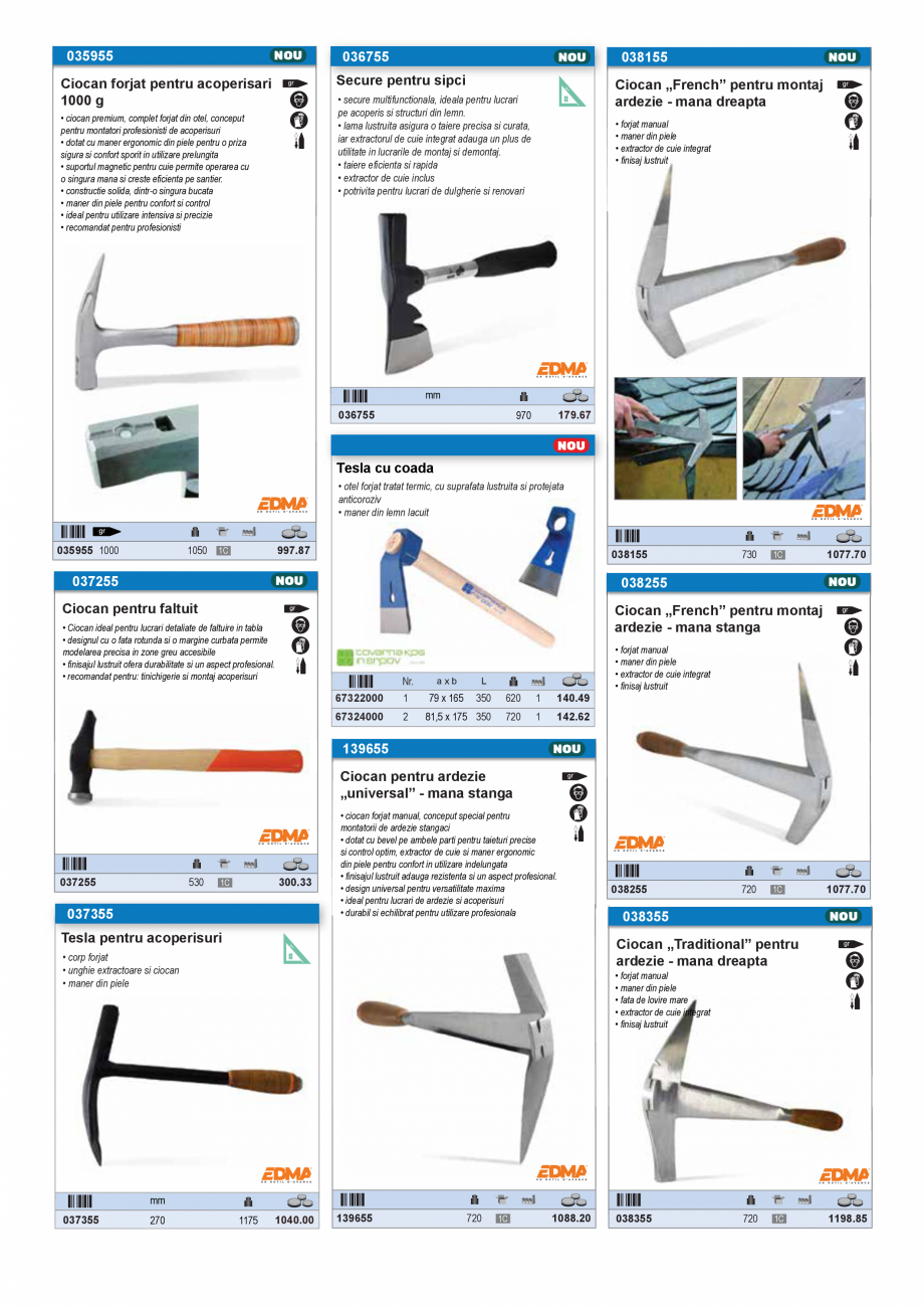 Pagina 53 - SCULE PENTRU GIPS-CARTON  Catalog, brosura Romana /111
29/114
29/121
29/127
29/133...
