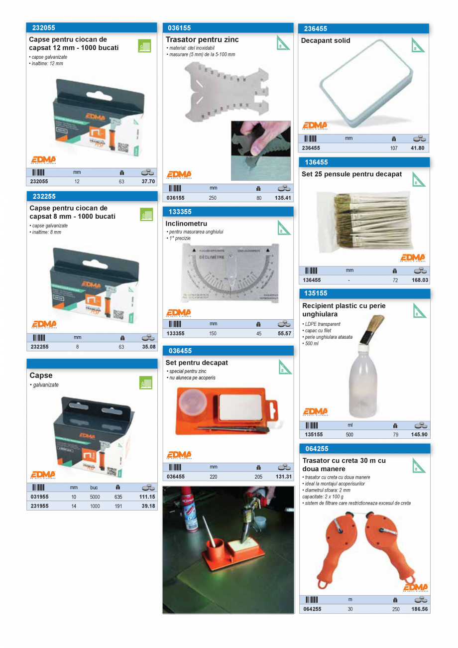 Pagina 55-SCULE PENTRU GIPS-CARTON  Catalog, brosura Romana ungsten asigura progresul optim al gauririi in...