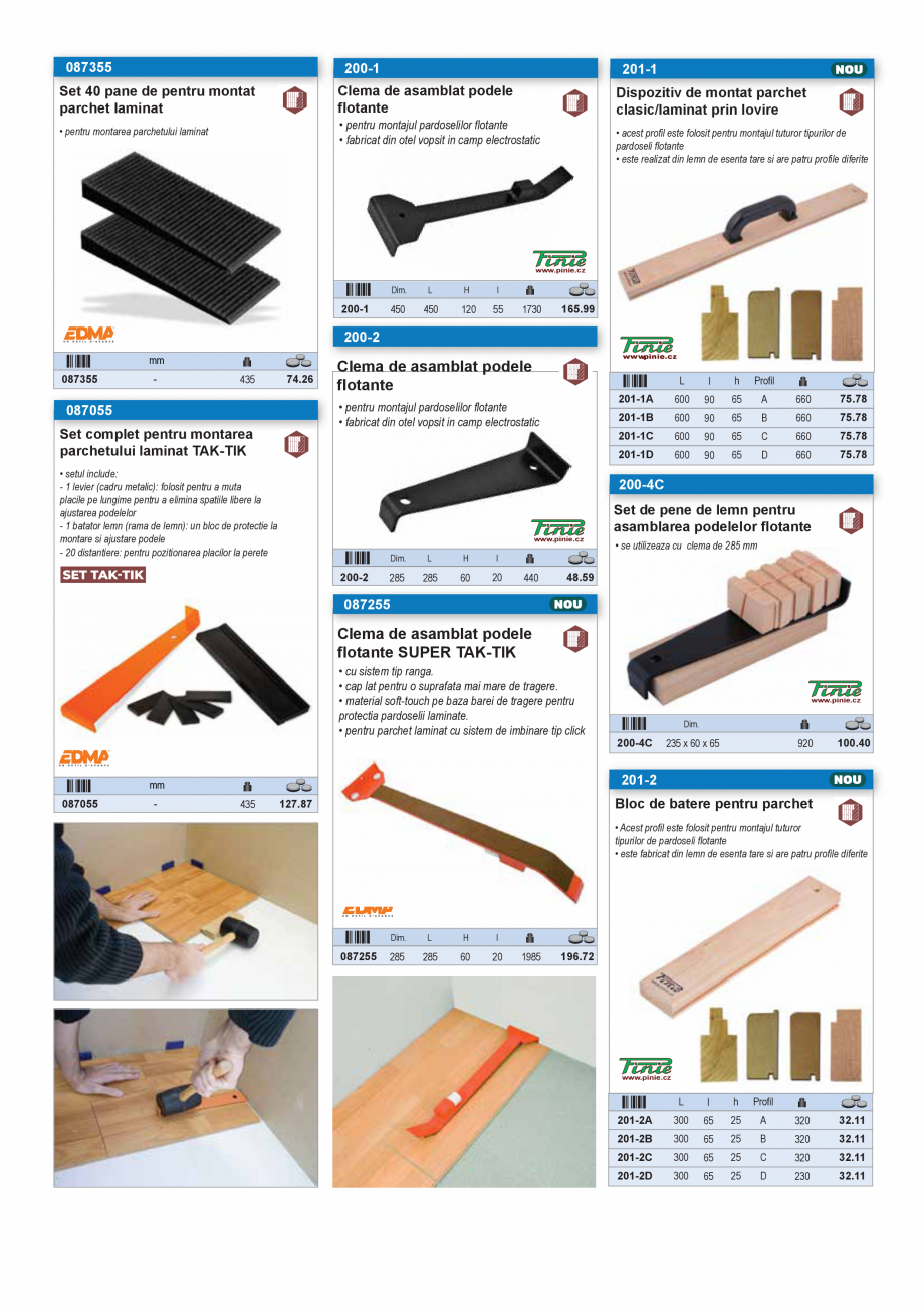 Pagina 3 - SCULE PENTRU MONTAT PODELE  Catalog, brosura Romana ICUT® 230 LVT

mm
289955

12460
...