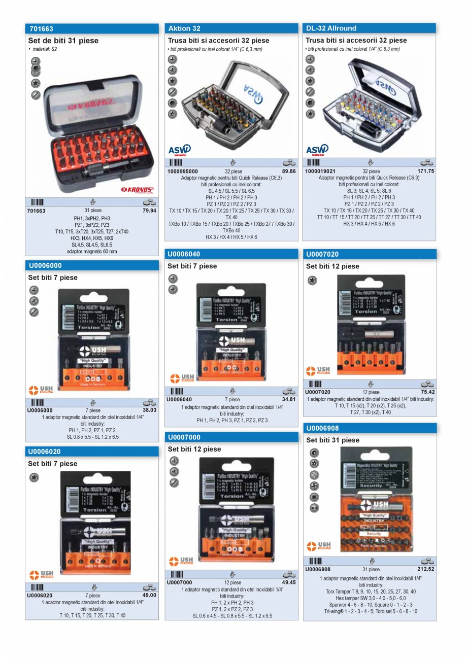 Pagina 18 - SCULE PENTRU MONTAT PODELE  Catalog, brosura Romana 

Sina matalica si manerul ...