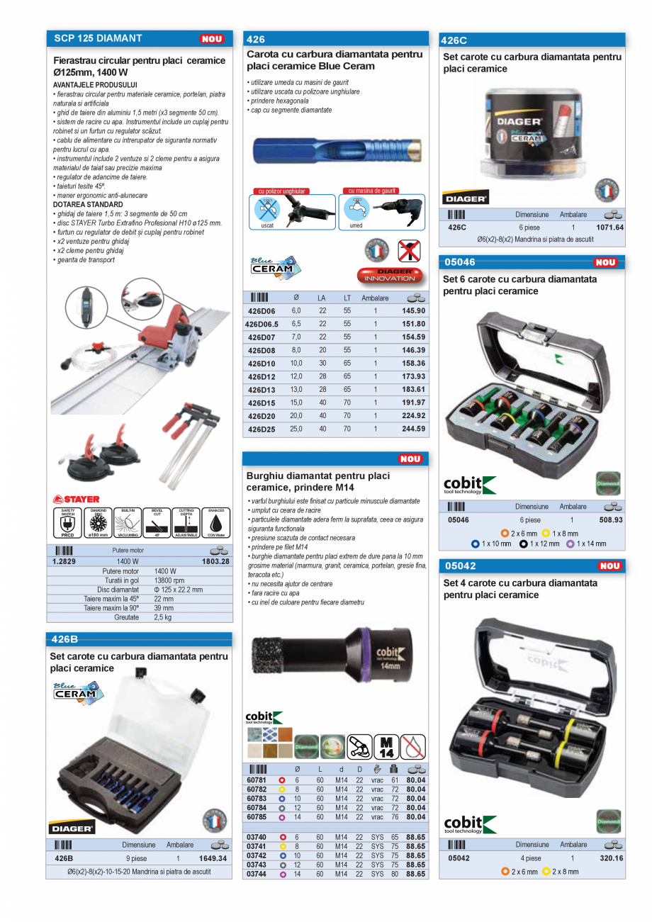 Pagina 42-SCULE PENTRU MONTAT PODELE  Catalog, brosura Romana astic, garnituri etc.

19

Professional Quality
...