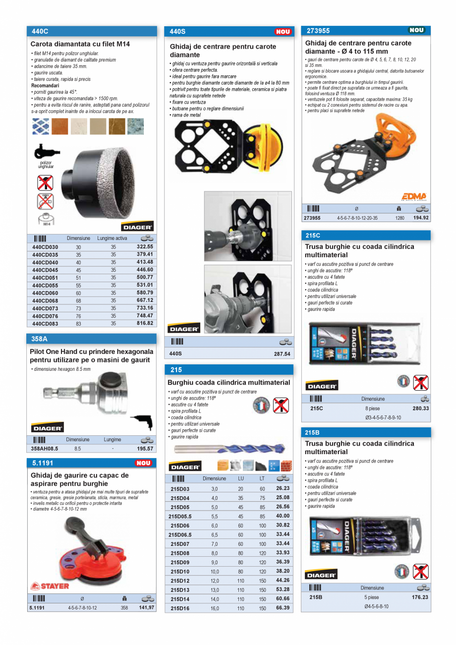 Pagina 44-SCULE PENTRU MONTAT PODELE  Catalog, brosura Romana rea rapida a
aschiilor si un progres bun la...