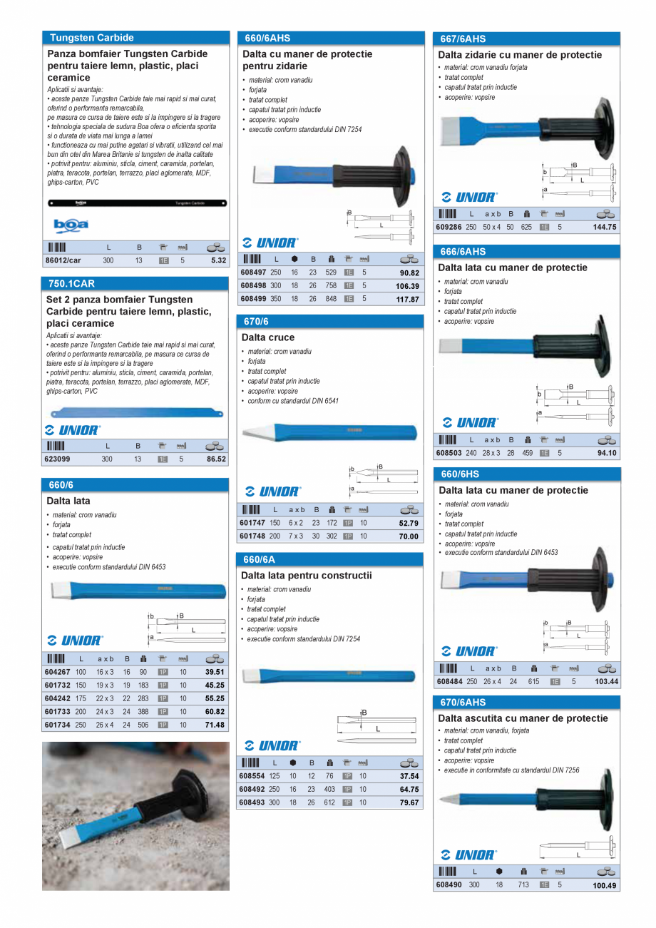 Pagina 50-SCULE PENTRU MONTAT PODELE  Catalog, brosura Romana e fierastrau segmentata, ideala pentru lucrul in...