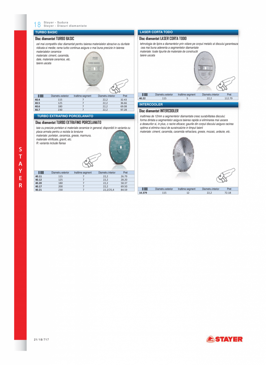 Pagina 13-Program STAYER de la Unior Tepid - Scule electrice STAYER PBL 182 PK, BHL 112 K, PBL 120 K, BHL 14 K...