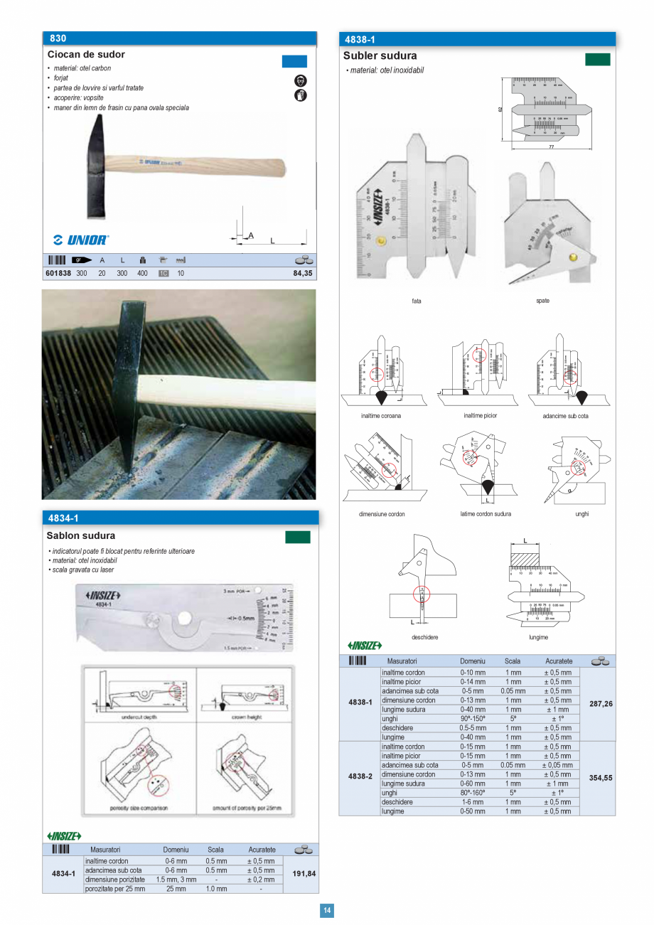 Pagina 14-Catalog CNS INDUSTRIAL 2018-2020 Aparate de sudura STAYER WELDING Catalog, brosura Romana 50 V
5 KVA...
