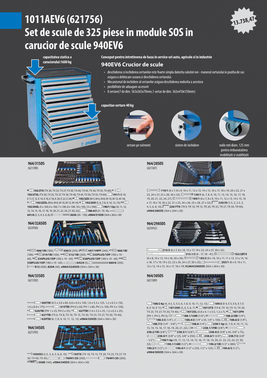 Pagina 19-Lista de preturi produse noi 2015 - 2016 UNIOR 1510, 1517 P, 1517 S, 1518 Catalog, brosura Romana e ...