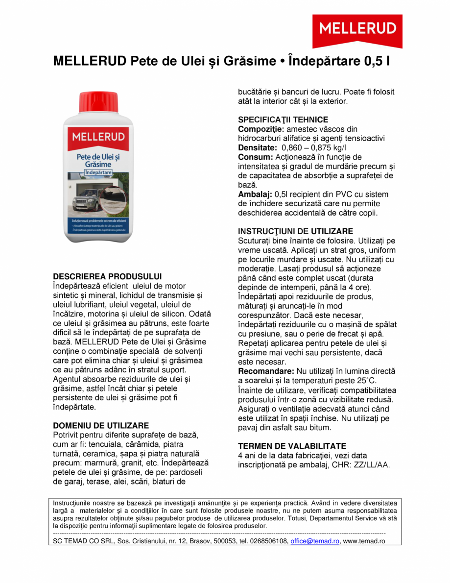 Pagina 1 - Soluție pentru întreținerea suprafețelor din lemn, WPC și BPC Mellerud Chemie...