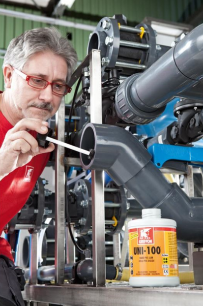 Adeziv gel pentru tevi din PVC - Cod: 220300 Uni-100 Adeziv gel pentru țevi din PVC