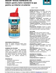 Adeziv pentru lemn rezistent la apă 