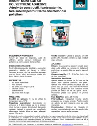 Adeziv pentru polistiren