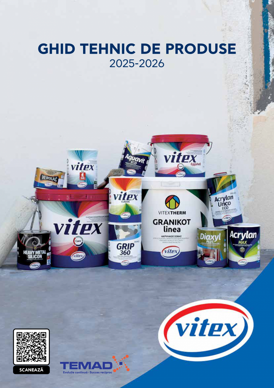 Pagina 1-Ghid tehnic de produse VITEX CLASSIC, ECO, Metallico, VITO ECO, VIPOL, VI, Kitchen&Bath, VITO...