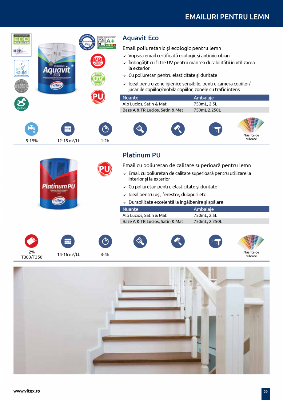 Pagina 28-Ghid tehnic de produse VITEX CLASSIC, ECO, Metallico, VITO ECO, VIPOL, VI, Kitchen&Bath, VITO...