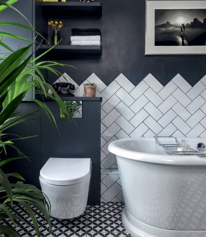  Aplicatii vopsea lavabila - baie Aplicatii vopsea lavabila