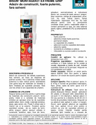 Adeziv de constructii, foarte puternic,  fara solvent