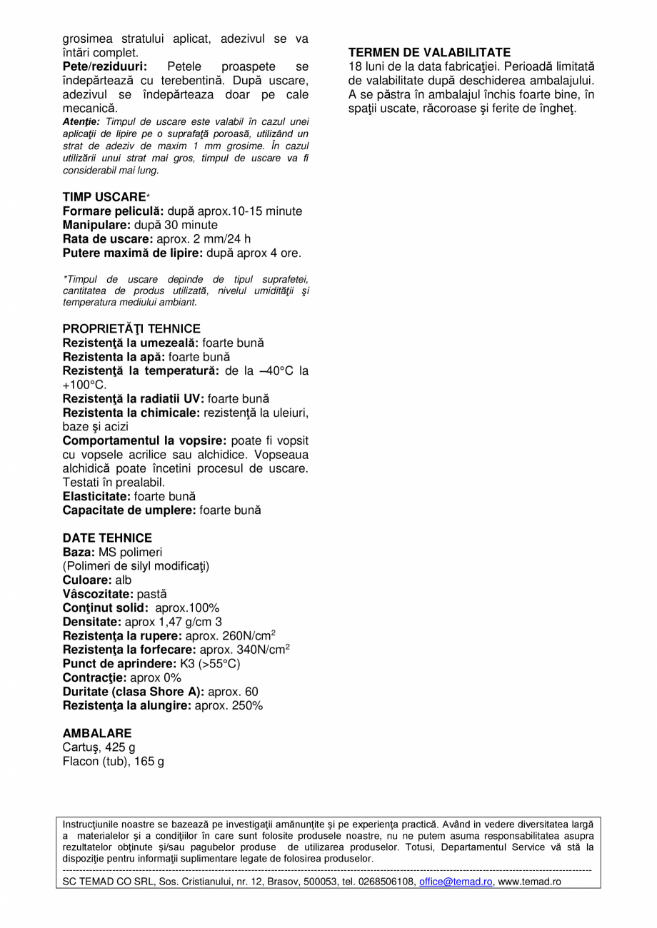 Pagina 2 - BISON® POLY MAX EXPRESS BISON Fisa tehnica Romana  din polistiren şi rame decorative...