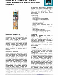 Adeziv de construcții pe bază de cauciuc neoprenic