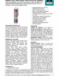 BISON® POLY MAX KIGH TACK CRYSTAL express