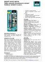 Adeziv epoxidic bicomponent, culoare  metalica, rezistent la uzura