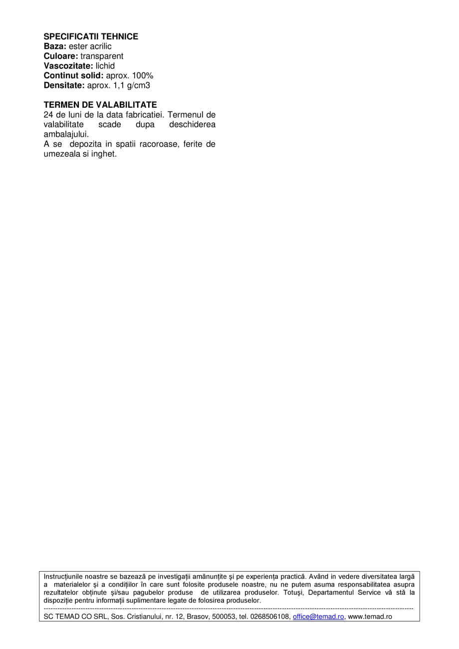 Pagina 2 - Adeziv pentru sticla, cu uscare rapida,  transparent, rezistent la apa BISON Glass Fisa...