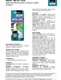 Agent de blocare pentru suruburi, piulite si bolturi