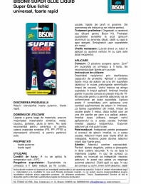 Super Glue lichid  universal, foarte rapid