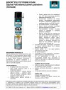 Spumă poliuretanică pentru polistiren - manuala